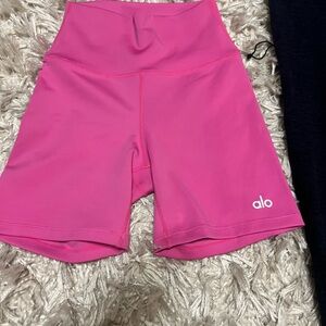 ALO Yoga  Vibrant Pink Shorts